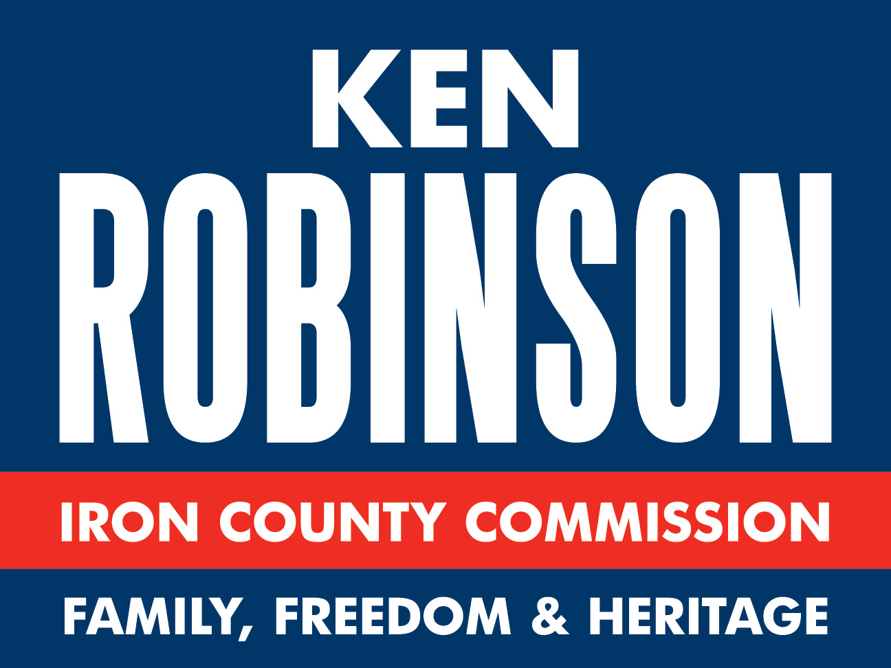 Ken Robinson For Iron County